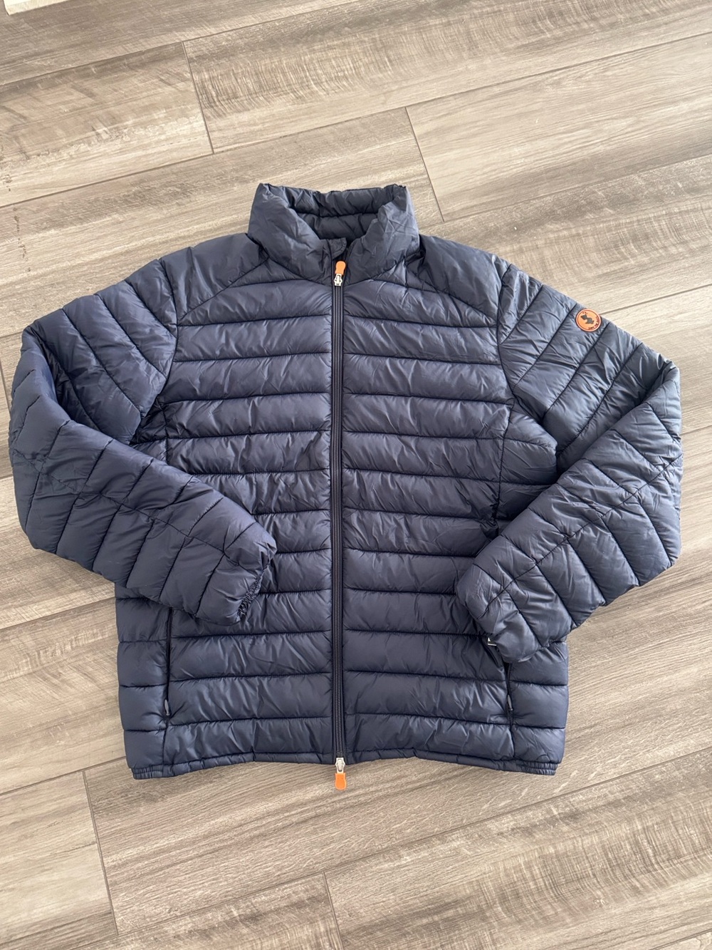 SAVE THE DUCK Carly Navy Quilted Lightweight Puffer Jacket